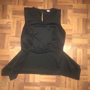 Black peplum top🌙✨